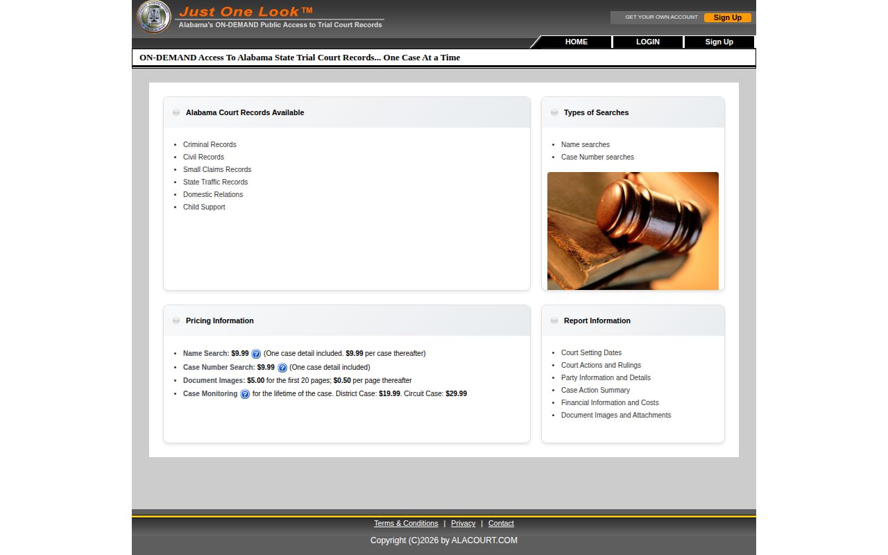 Franklin County booking charge and court disposition search